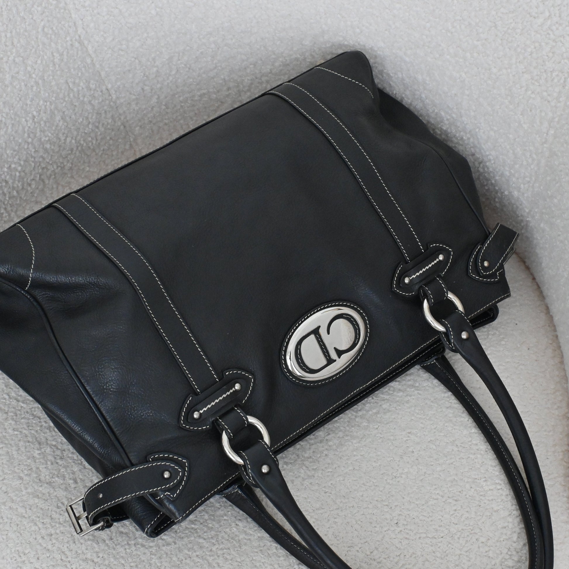 Christian Dior Germain Medium Satchel 2006s - Leluxe Vintage Sdn. Bhd.