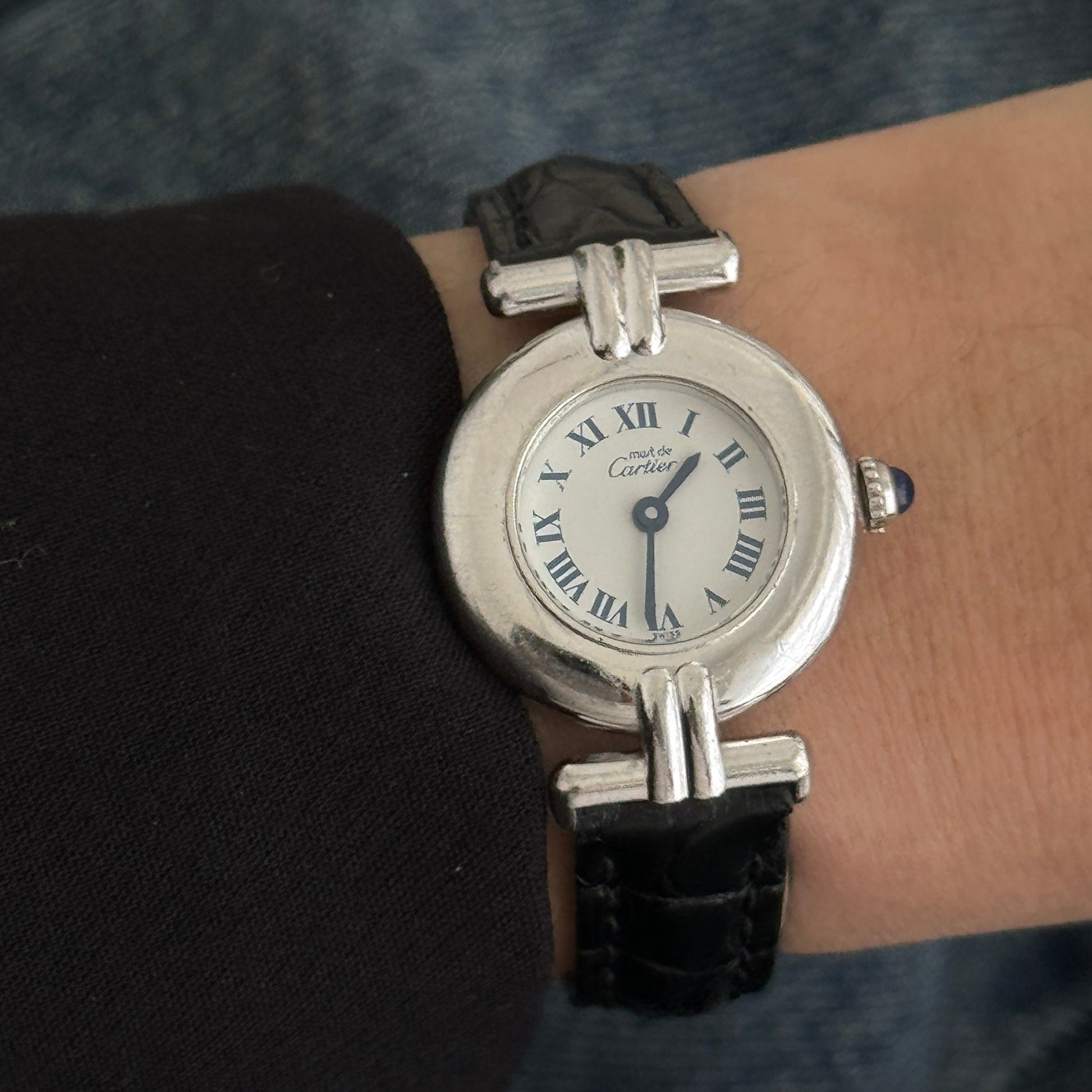Cartier Must de Colisee Silver - Leluxe Vintage Sdn. Bhd.