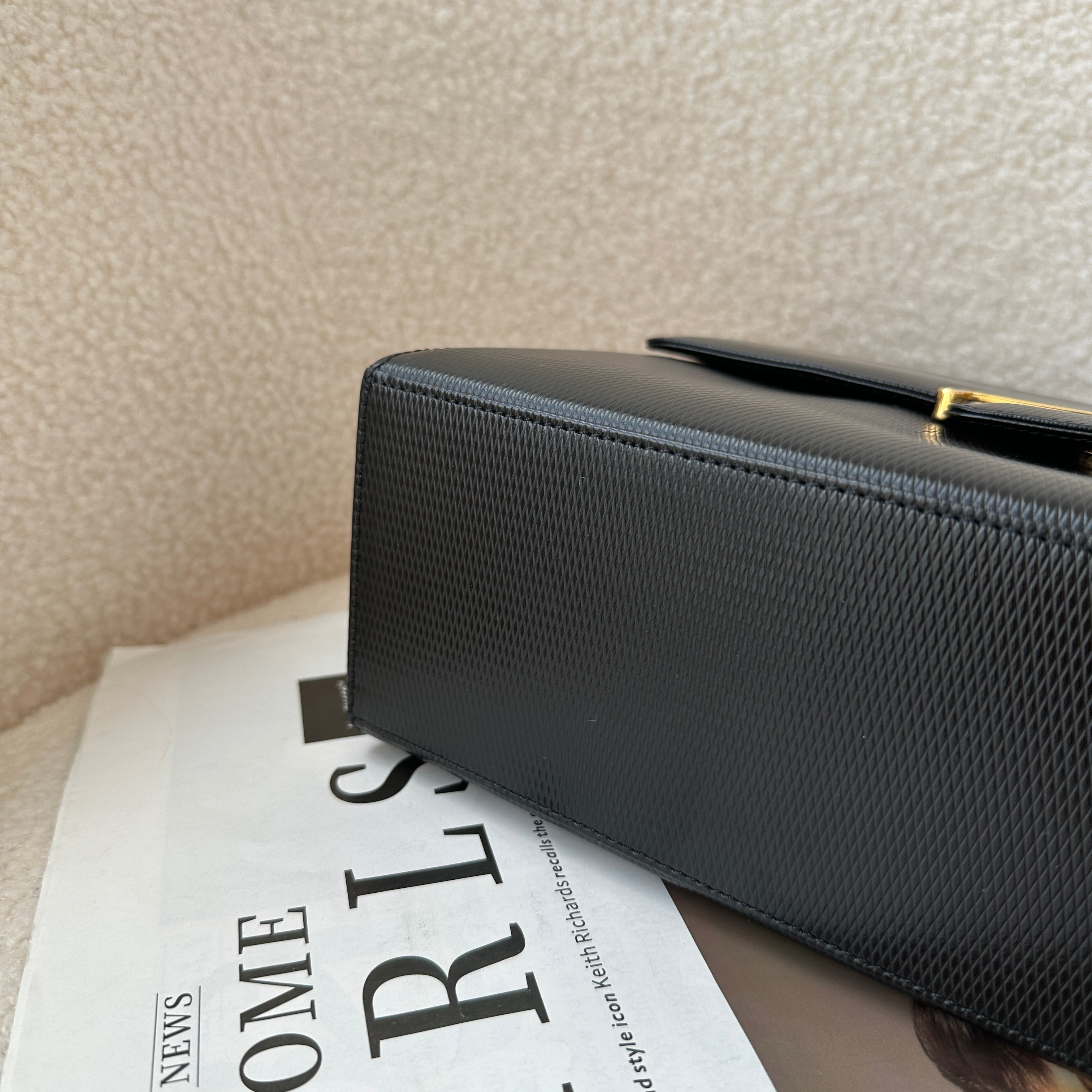 Yves Saint Laurent YSL Black Leather Shoulder Bag – Leluxe Vintage