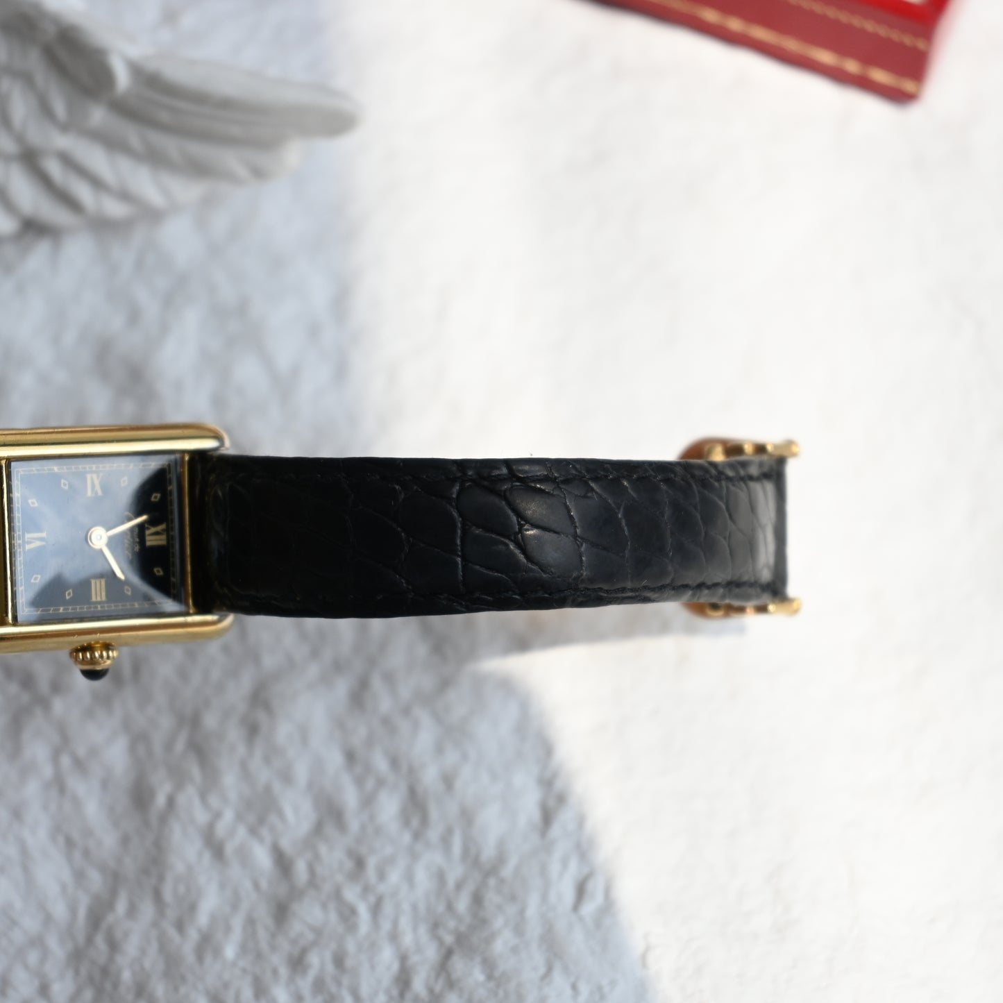 Cartier Must de Tank SM Black Roman Dial