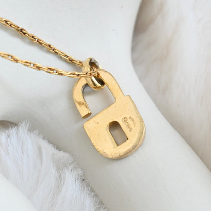 Dior Lock Pendant Necklace