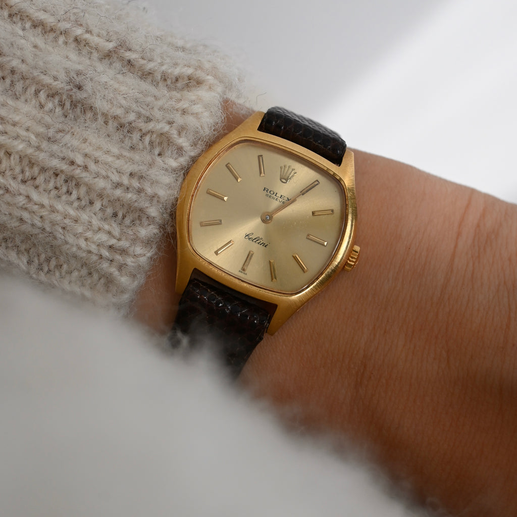 Rolex Cellini Ref.3801 18k YG from 1975 - Leluxe Vintage Sdn. Bhd.