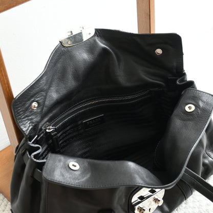 Prada Antic Easy Barrel Shoulder Bag