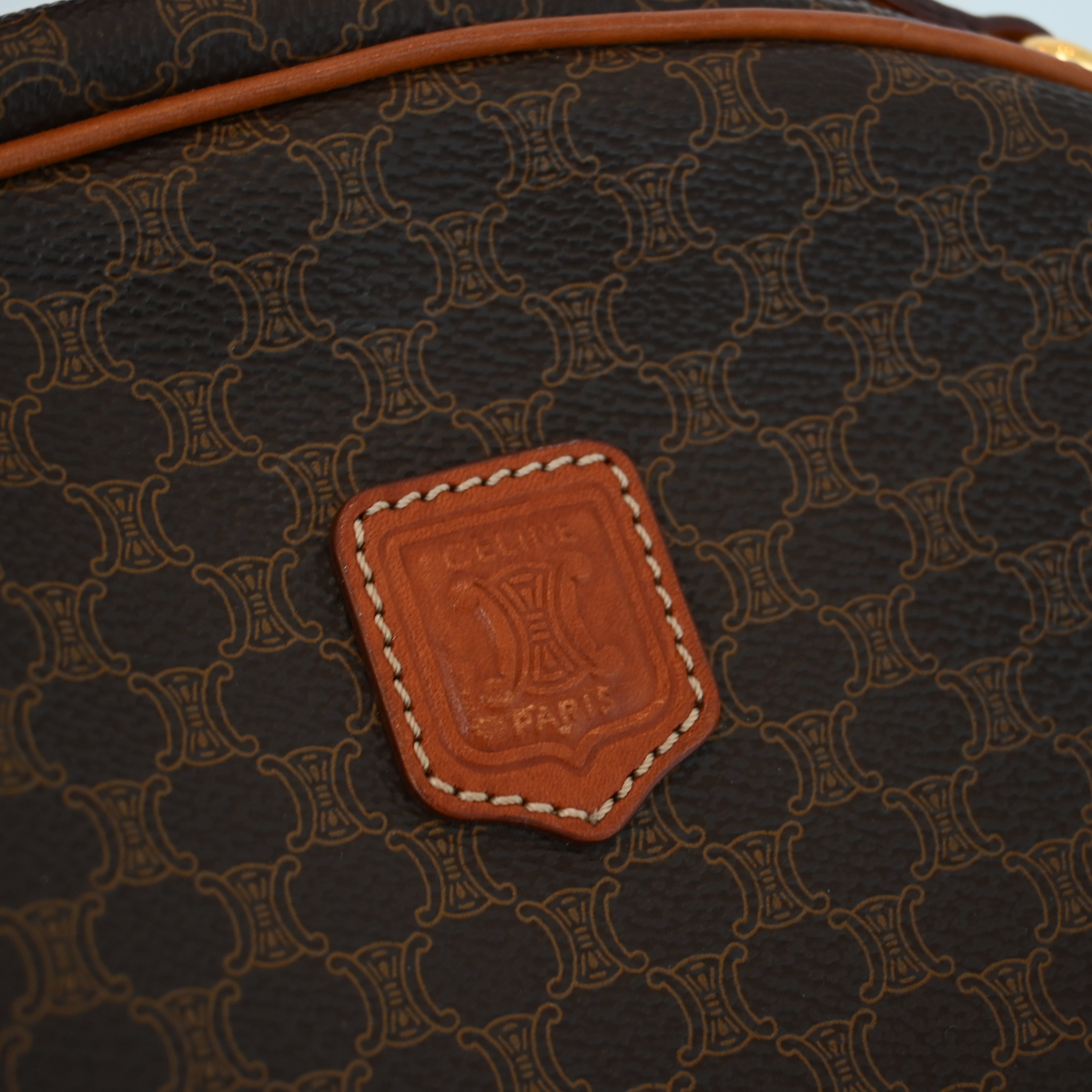 Celine Macadam Triomphe Dome Handbag - Leluxe Vintage Sdn. Bhd.
