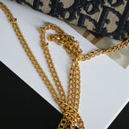 Christian Dior Oblique Canvas Chain Bag