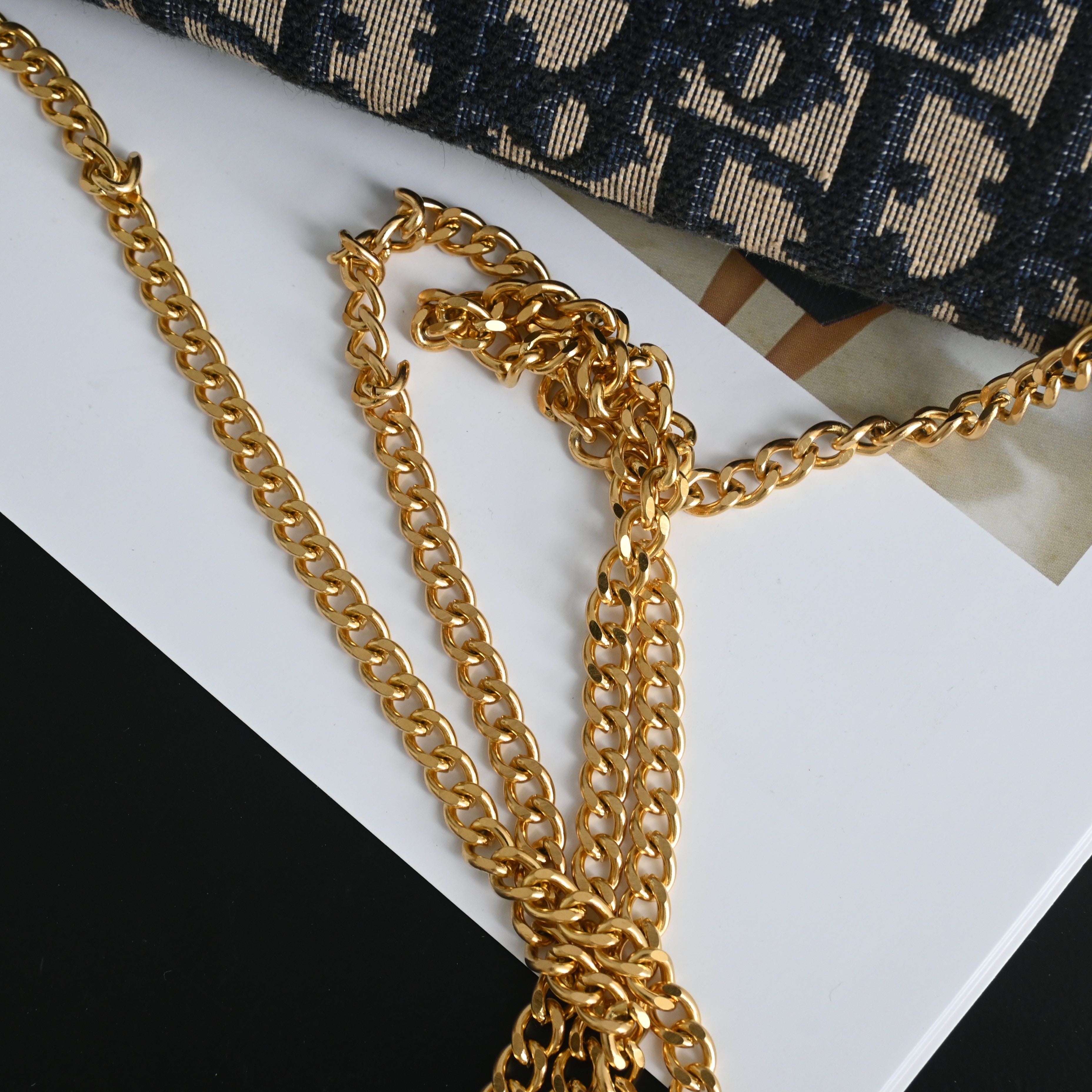 Christian Dior Oblique Canvas Chain Bag