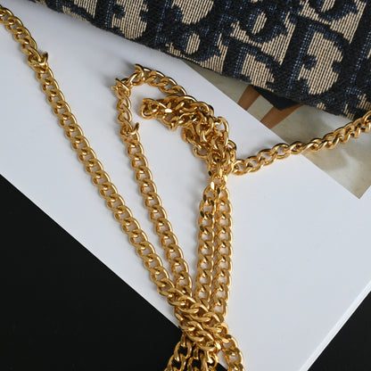 Christian Dior Oblique Canvas Chain Bag