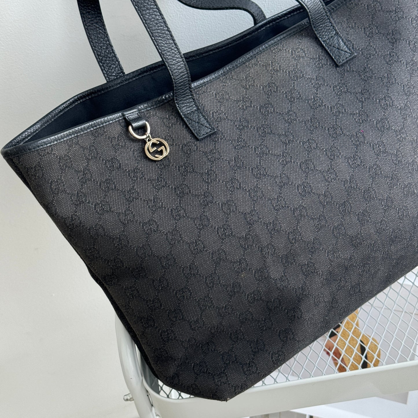 Gucci GG Canvas Tote Black