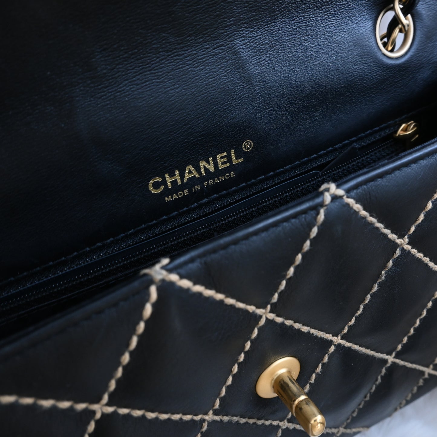Chanel Wild Stitch Flap Chain Bag