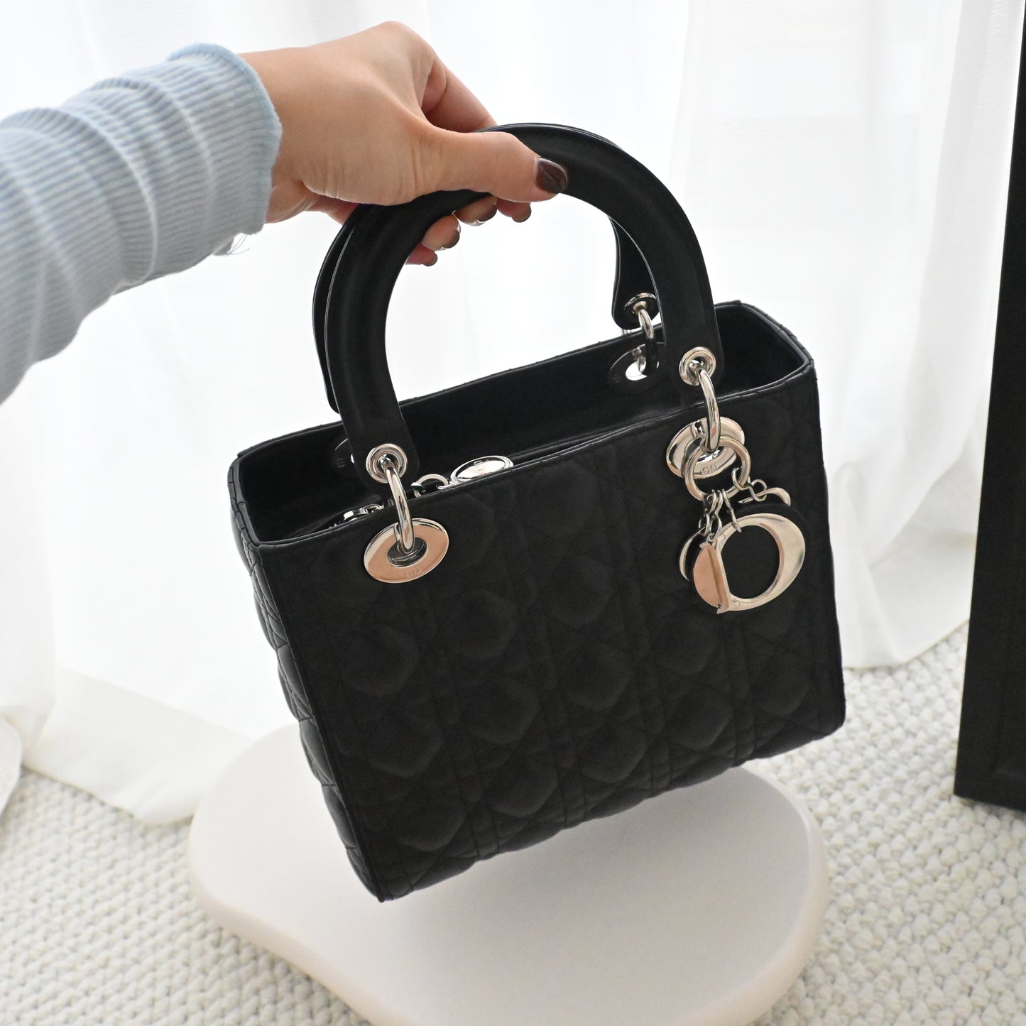 Lady Dior Medium in Black