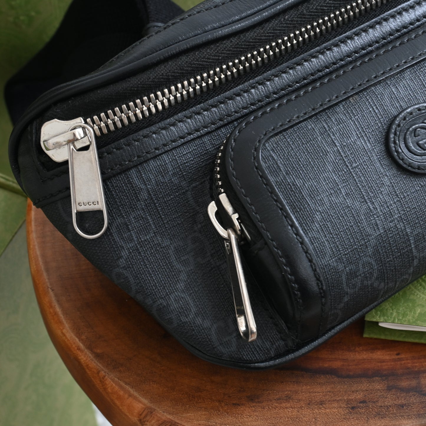 Gucci GG Surpreme Belt Bag Black