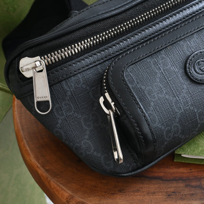 Gucci GG Surpreme Belt Bag Black
