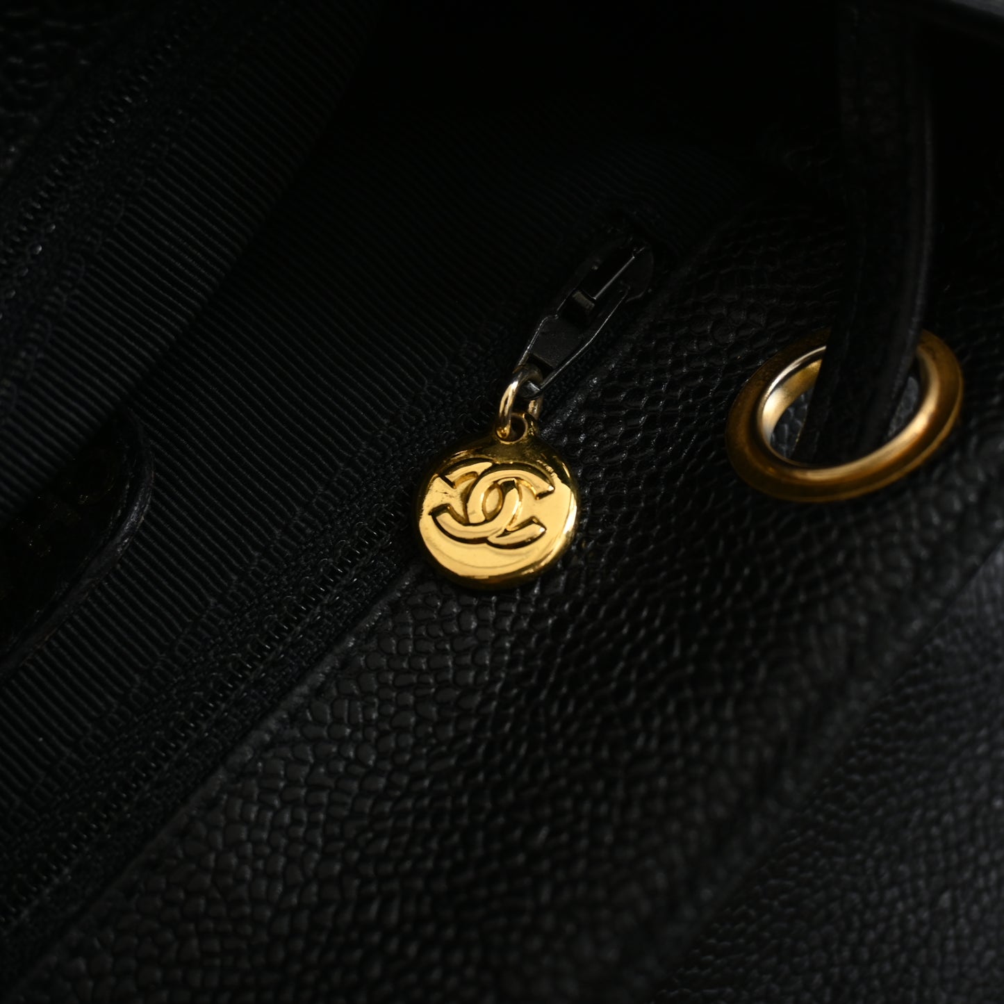 Chanel Caviar Triple CC Backpack Small