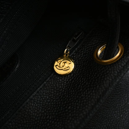 Chanel Caviar Triple CC Backpack Small