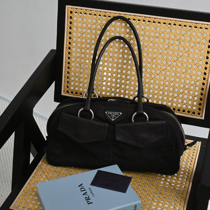 Prada Tessuto Bowler Shoulder Bag