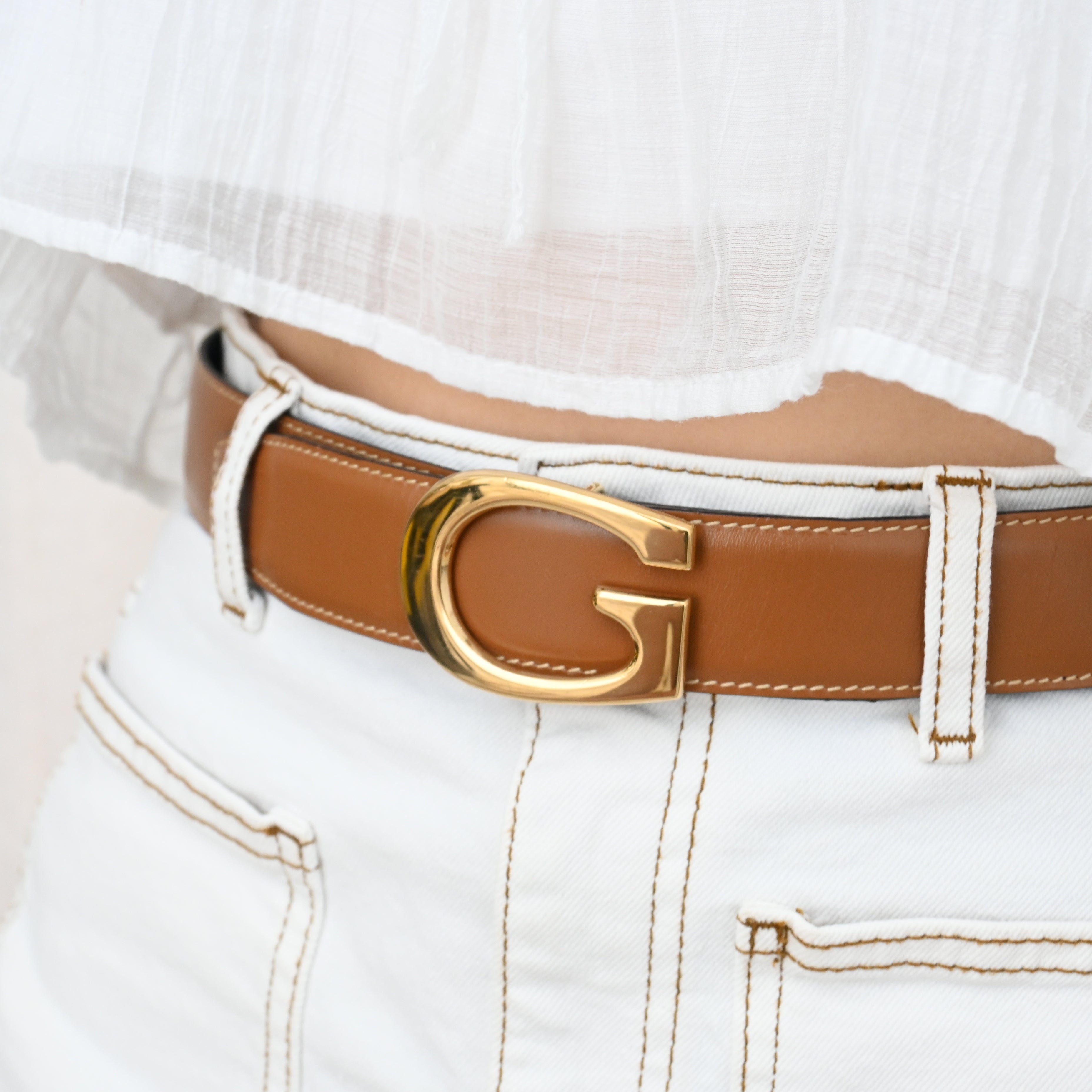 Gucci Vintage Belt G Logo Leluxe Vintage Sdn. Bhd