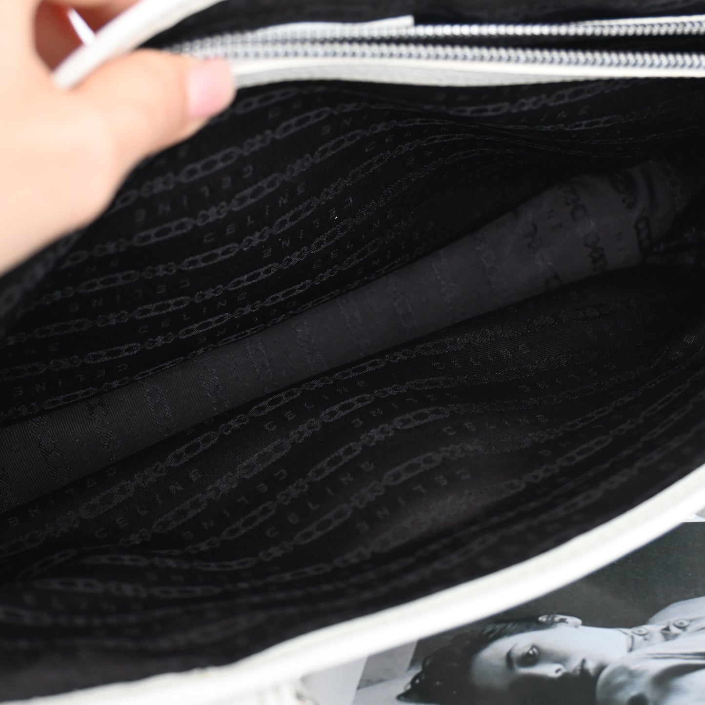 Celine Macadam Denim Boogie Tote