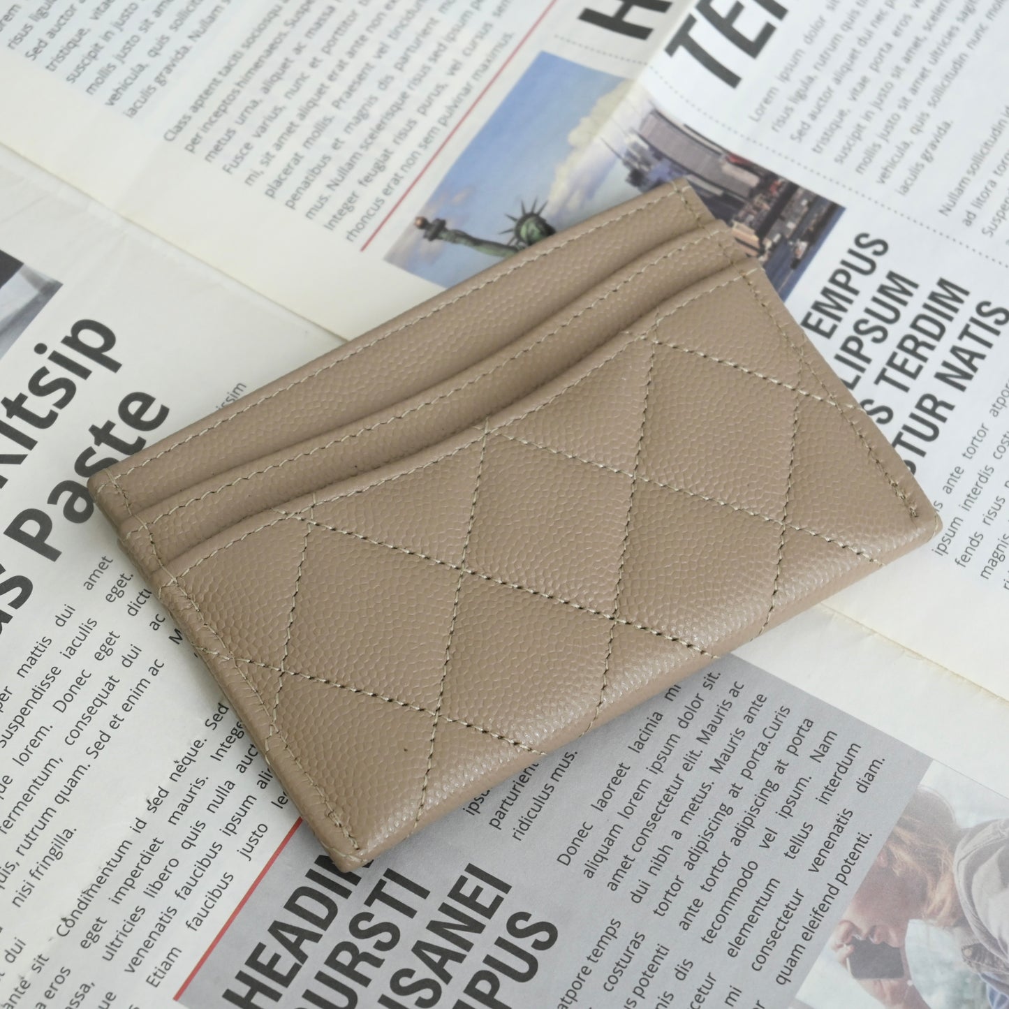 Chanel Classic Cardholder Beige