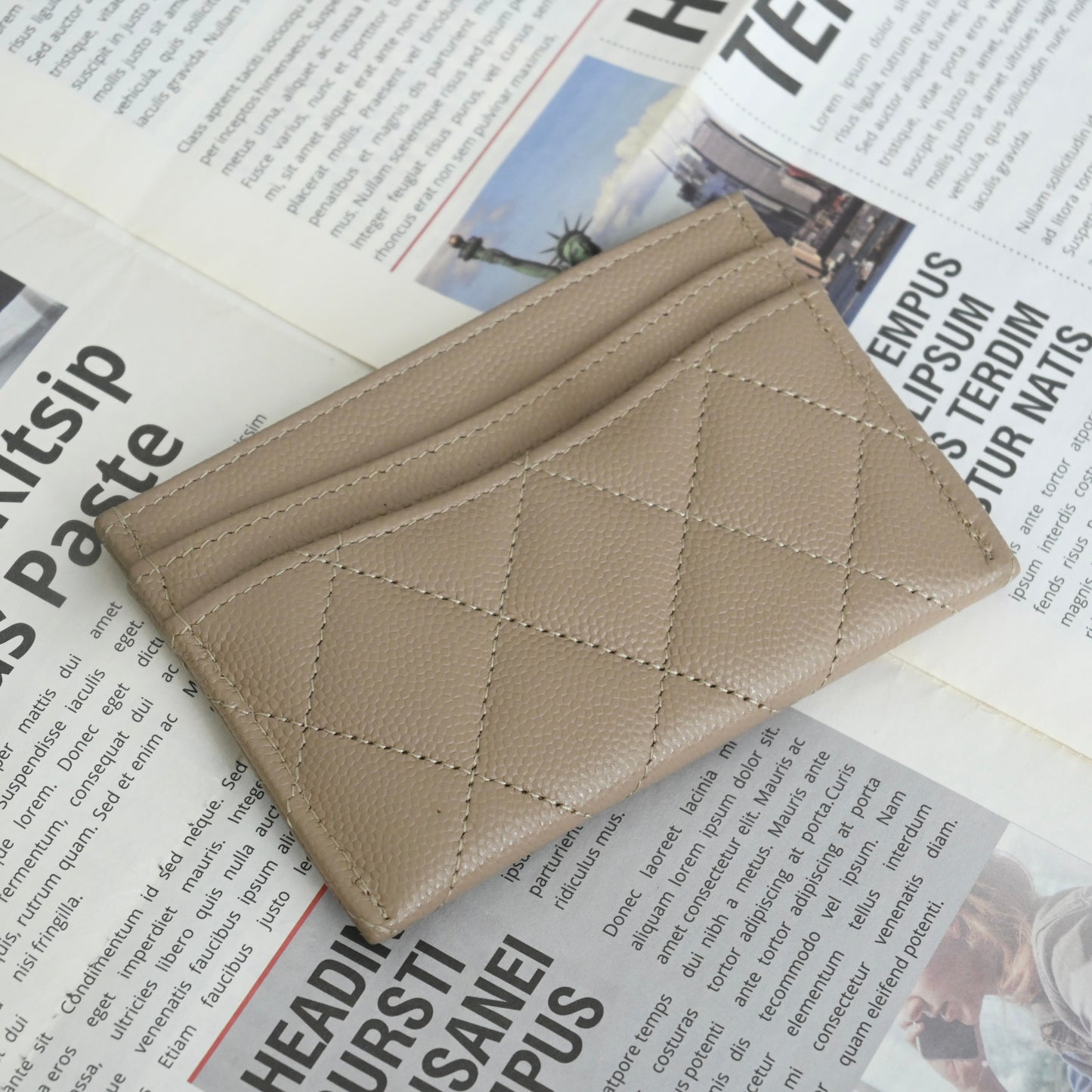 Chanel Classic Cardholder Beige
