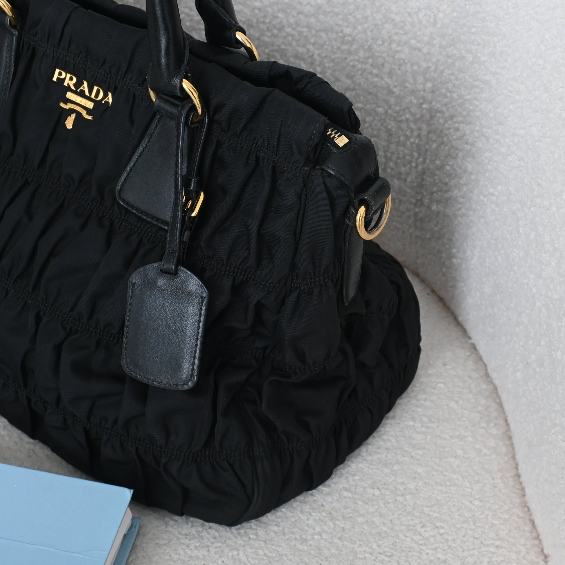 Prada Tessuto Gaufre Bag – Leluxe Vintage - Main Image