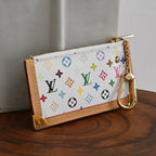 Louis Vuitton x Takashi Murakami Multicolour Pochette Cles - Leluxe Vintage Sdn. Bhd.