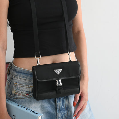 Prada Re-Nylon & Saffiano Leather Smartphone Case