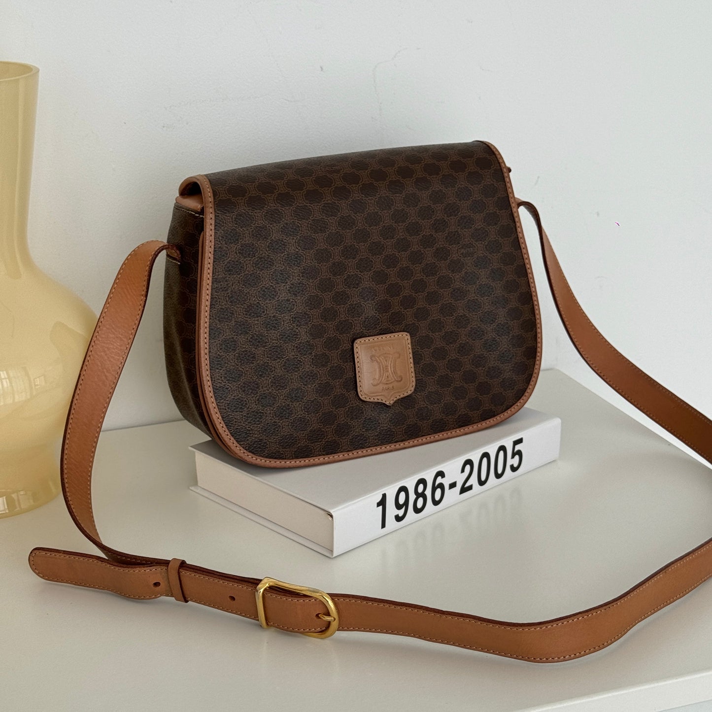Celine Macadam Flap Crossbody Bag