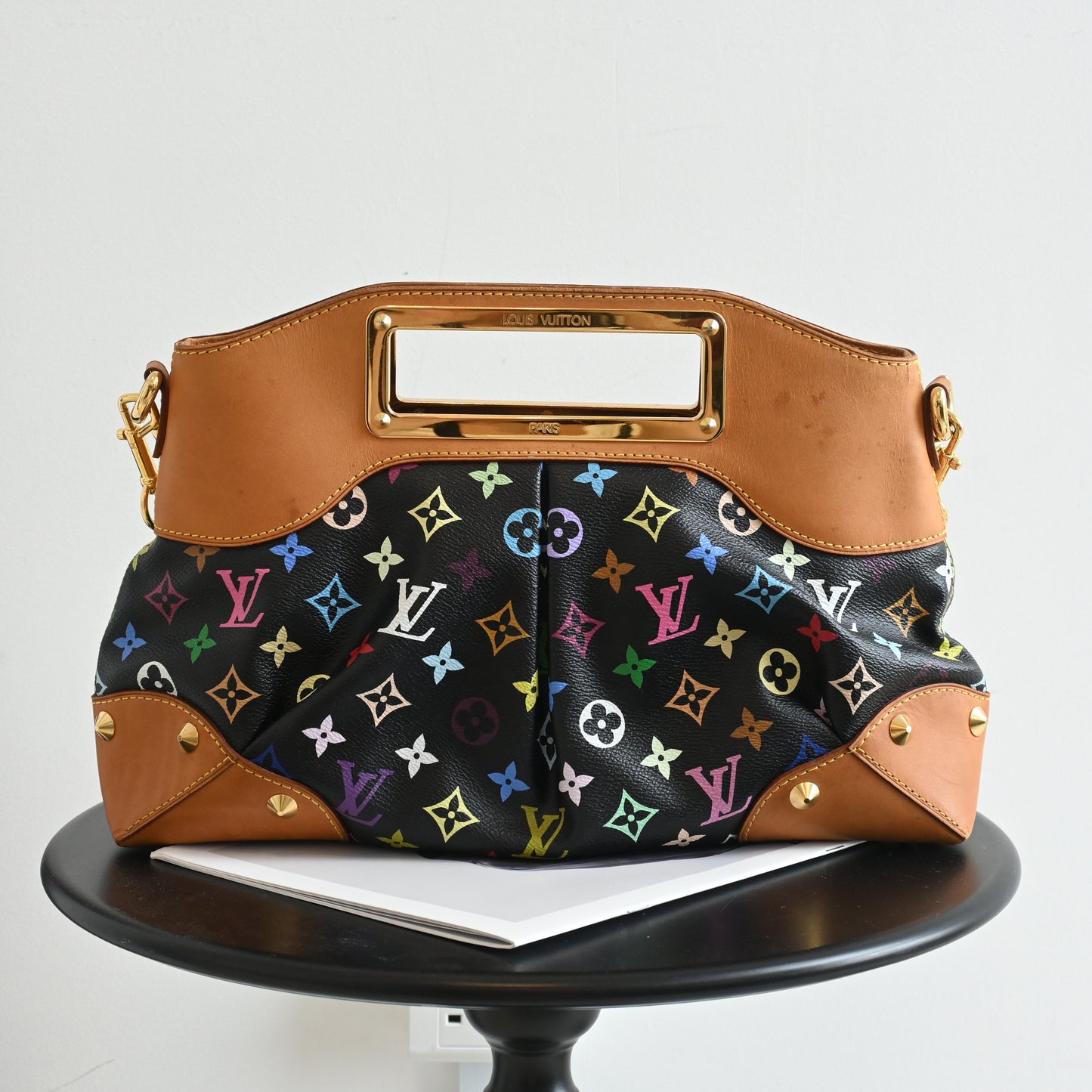 Louis Vuitton Black Multicolour Judy MM