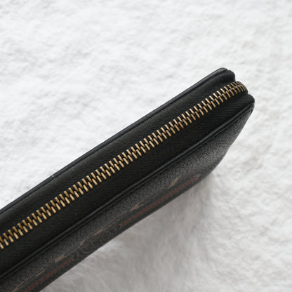 Gucci Print Zip Around Wallet