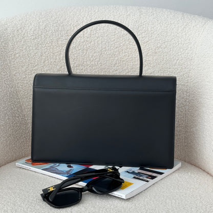 Givenchy Kelly Matte Black Top Handle Vintage Bag