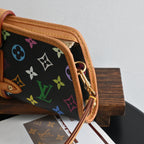 Louis Vuitton x Takashi Murakami Black Multicolour Shirley - Leluxe Vintage Sdn. Bhd.
