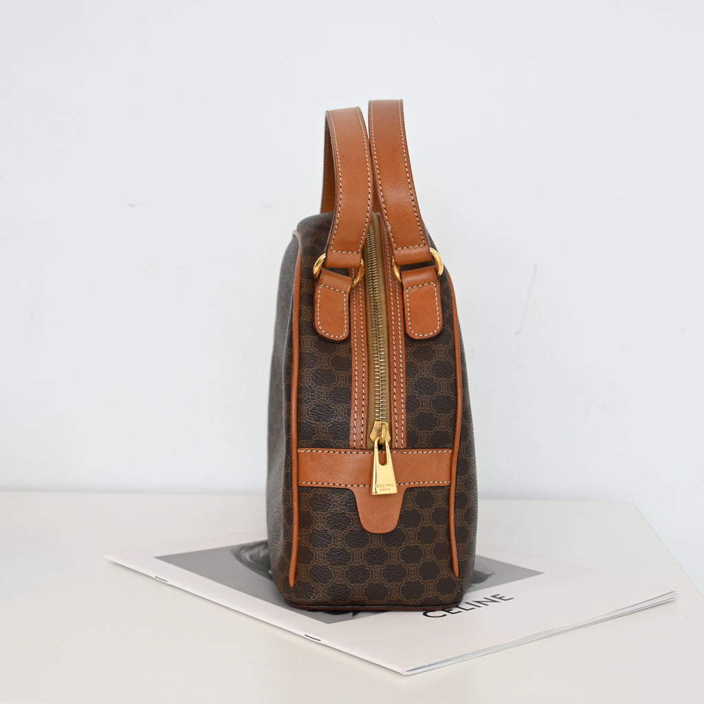 Celine Macadam Triomphe Dome Handbag - Leluxe Vintage Sdn. Bhd.