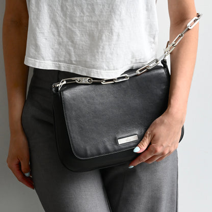 Gucci Leather Chain Shoulder Bag