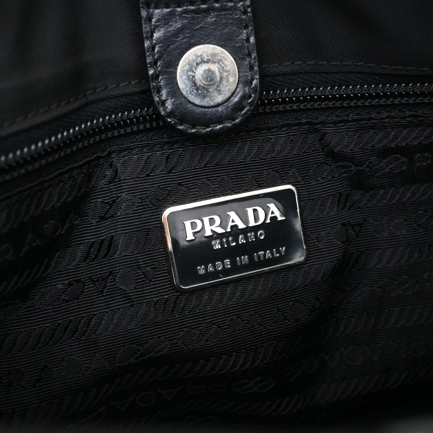 Prada Tessuto Nylon Tote Handbag