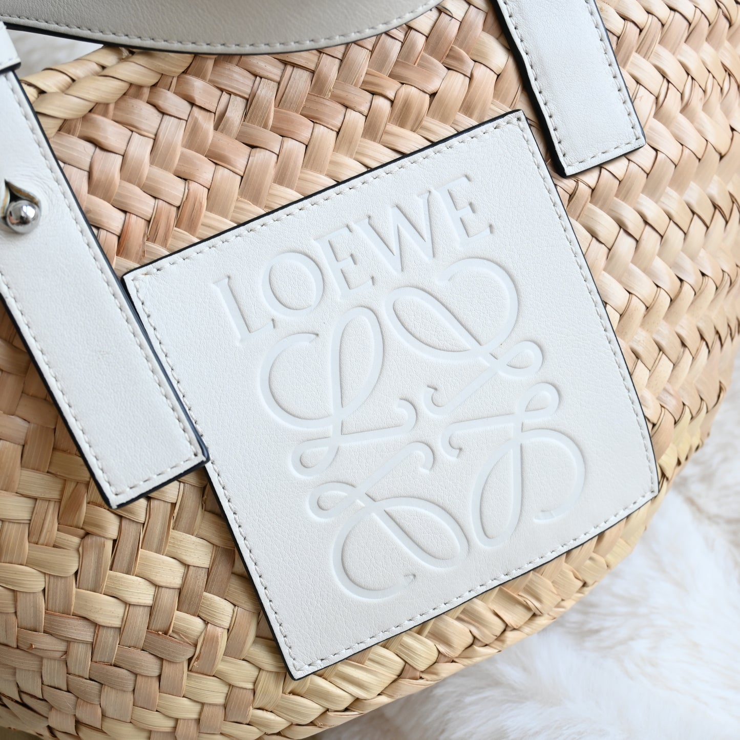 Loewe Basket Raffia Bag