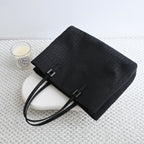 Fendi Zucchino Black Canvas Tote - Leluxe Vintage Sdn. Bhd.