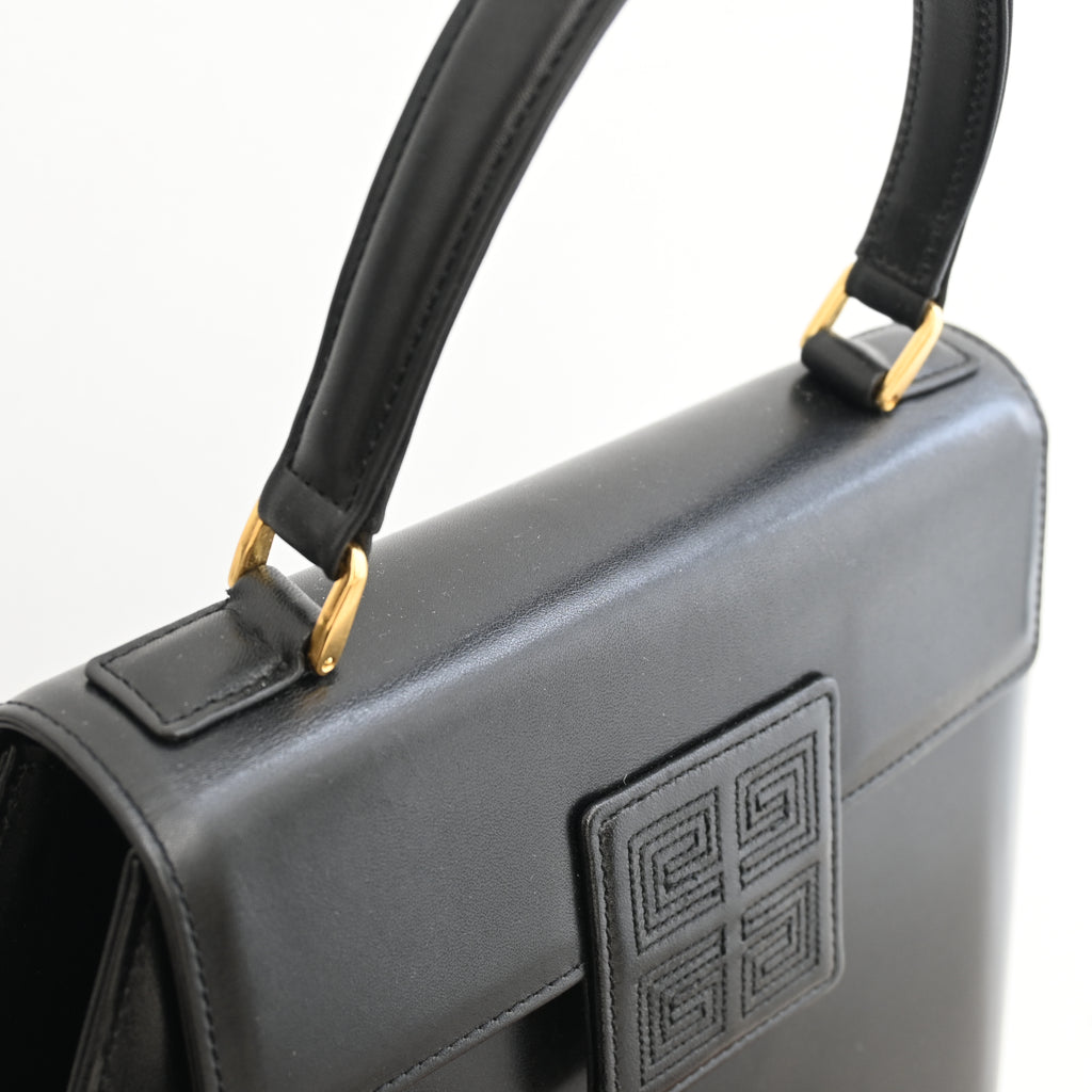 Givenchy 4G Top Handle Black Kelly - Leluxe Vintage Sdn. Bhd.