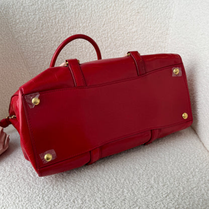 Miu Miu Vitello Shine Rosso