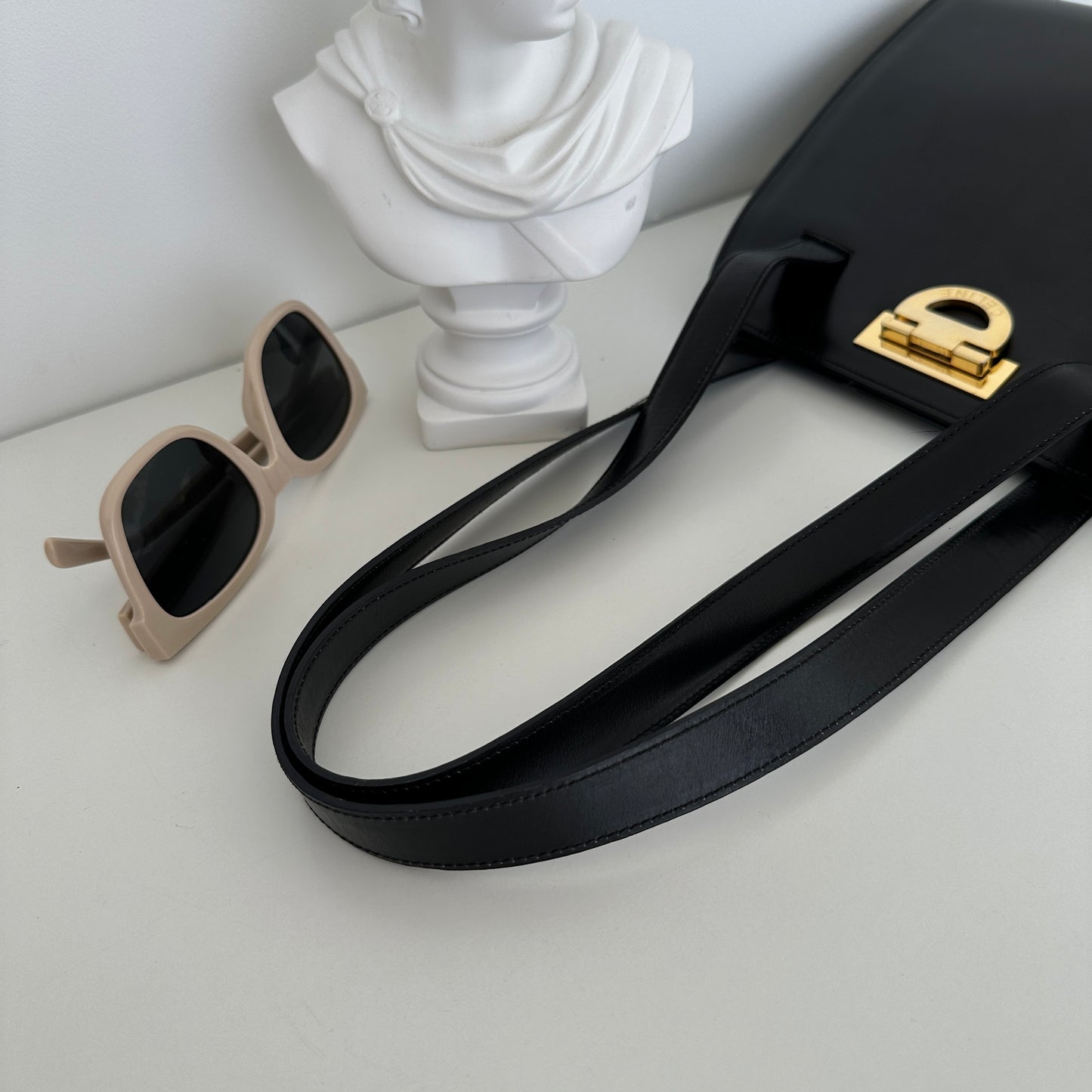 Celine Ring Buckle Shoulder Bag