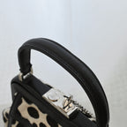 Celine Dalmatian Pattern Pony Hair Kiss Lock Mini Bag - Leluxe Vintage Sdn. Bhd.