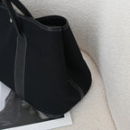 Hermès Garden Party 36 PM Toile Officier × Negonda Black SHW - T:2015 - Leluxe Vintage Sdn. Bhd.