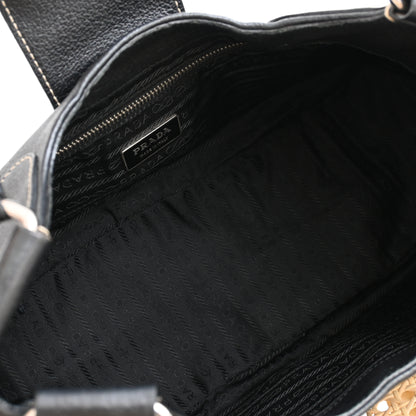 Prada Vitello Daino Moon Bag