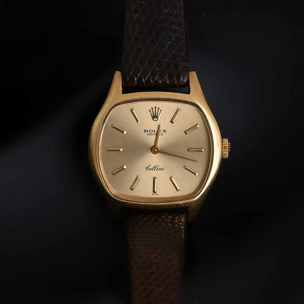 Rolex Cellini Ref.3801 18k YG from 1975 - Leluxe Vintage Sdn. Bhd.