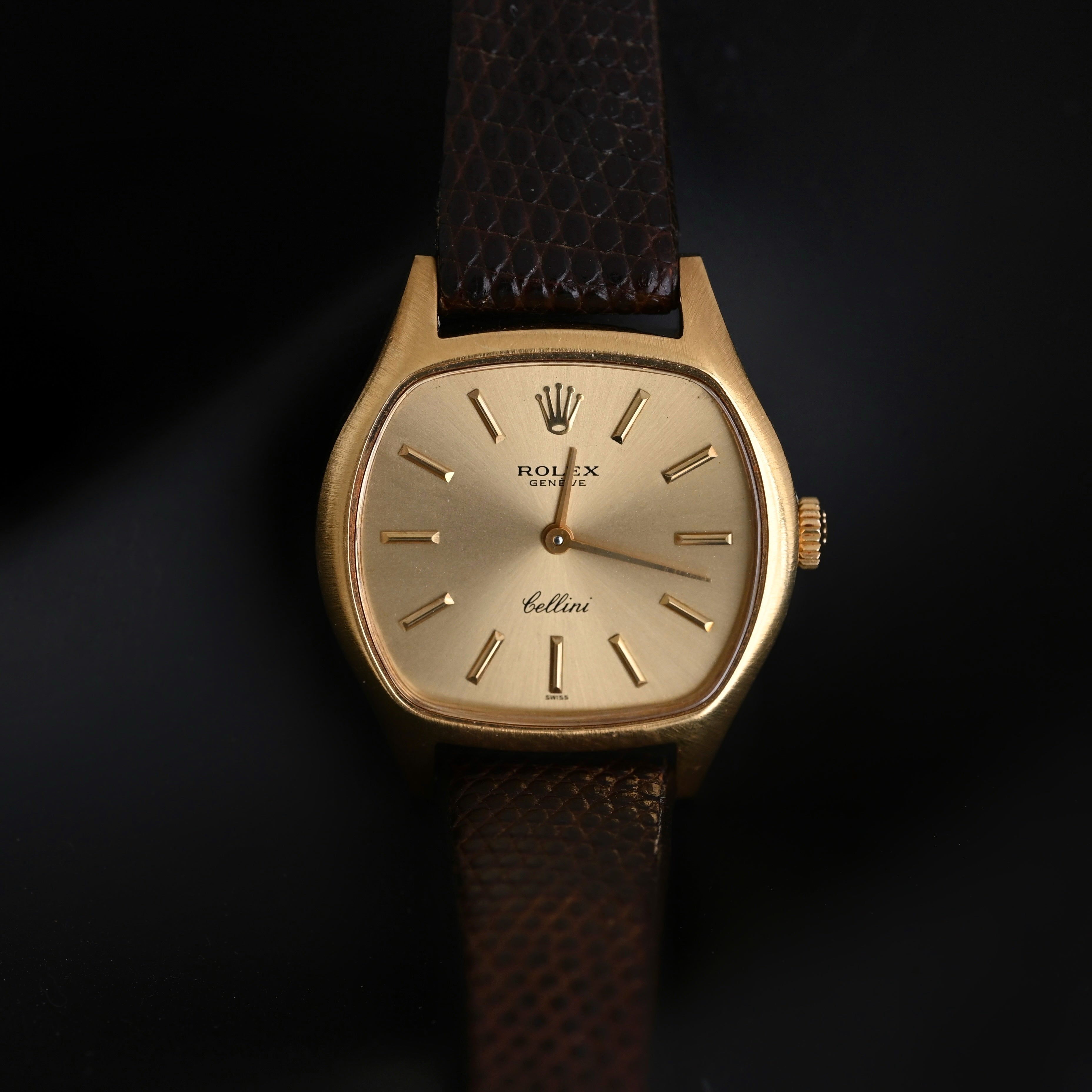 Rolex Cellini Ref.3801 18k YG from 1975 - Leluxe Vintage Sdn. Bhd.
