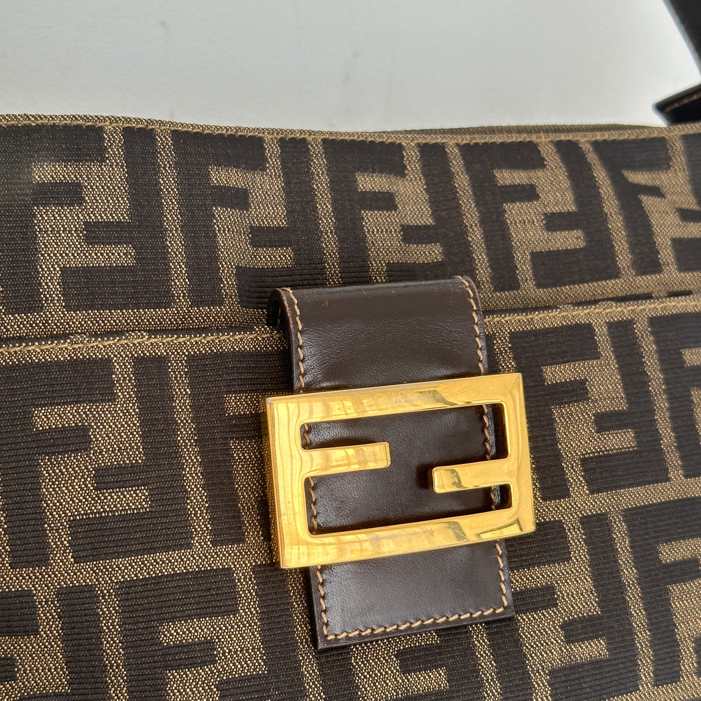 Fendi Zucca Monogram Shoulder Bag