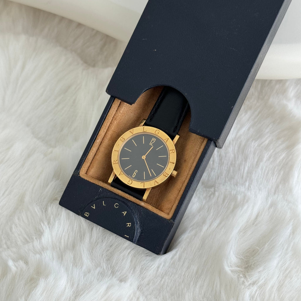 Bvlgari BB33 GL 18k Yellow Gold Men Watch - Leluxe Vintage Sdn. Bhd.