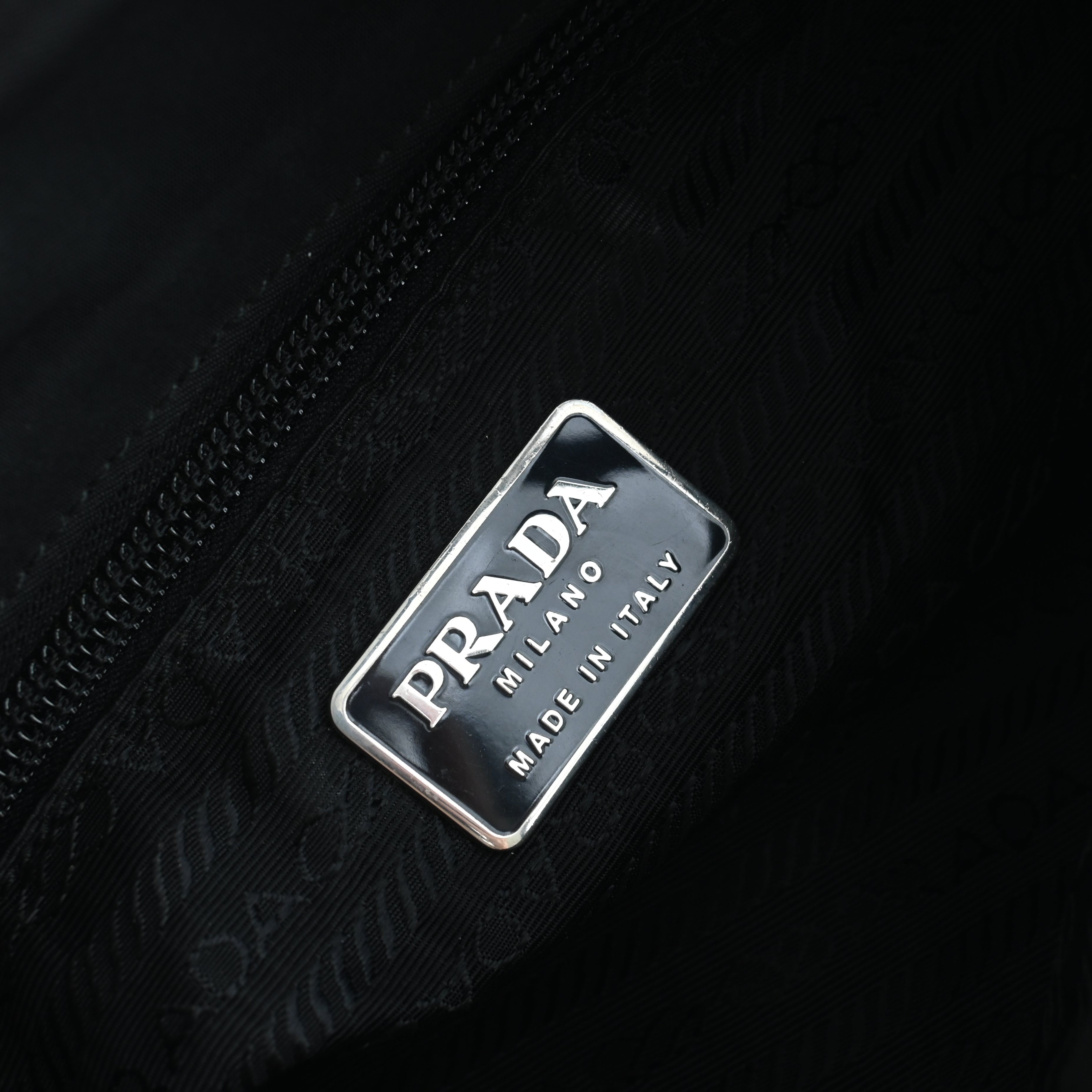 Prada Small Nylon Tote Black - Leluxe Vintage Sdn. Bhd.