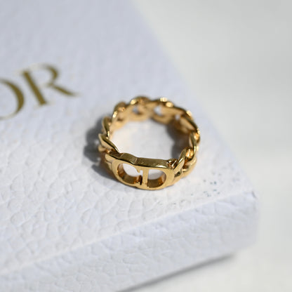 Dior Danseuse Etoile Ring Gold - Leluxe Vintage Sdn. Bhd.