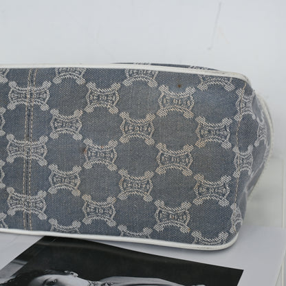 Celine Macadam Denim Boogie Tote