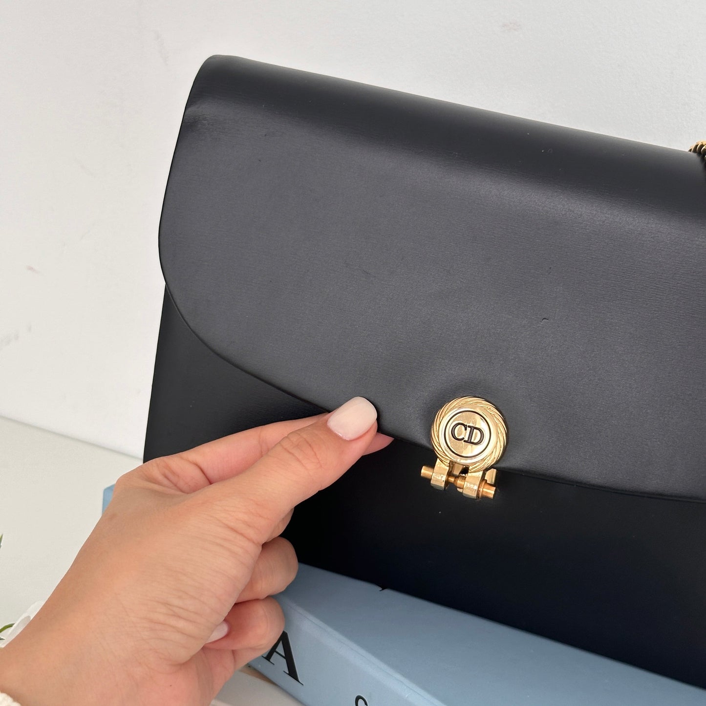 Christian Dior Chain Flap Bag Vintage - Leluxe Vintage Sdn. Bhd.